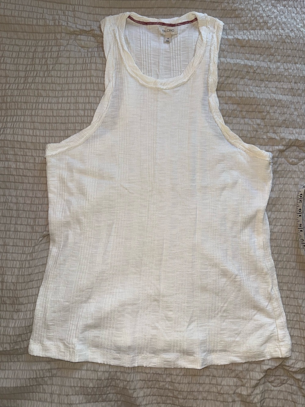 Maeve Crean Ribbed Cutaway Twisted Seam Tank medium - Picture 1 of 4